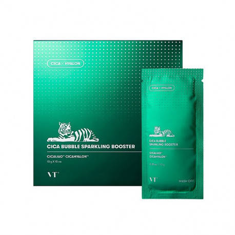 

Успокаивающая маска-пенка с центеллой VT Cosmetics Cica Bubble Sparkling Booster