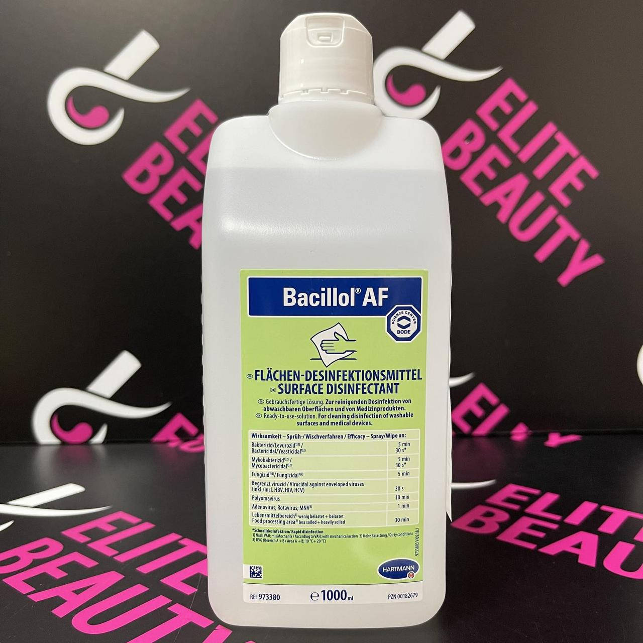 

Средство для дезинфекции инструментария Bacillol AF, 1 л.