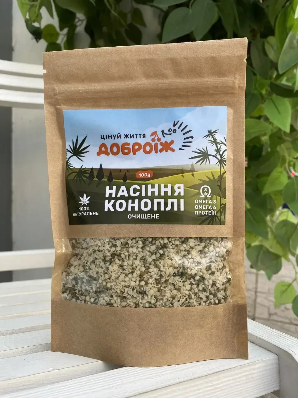 

Семена конопли очищенные Доброїж 100 г