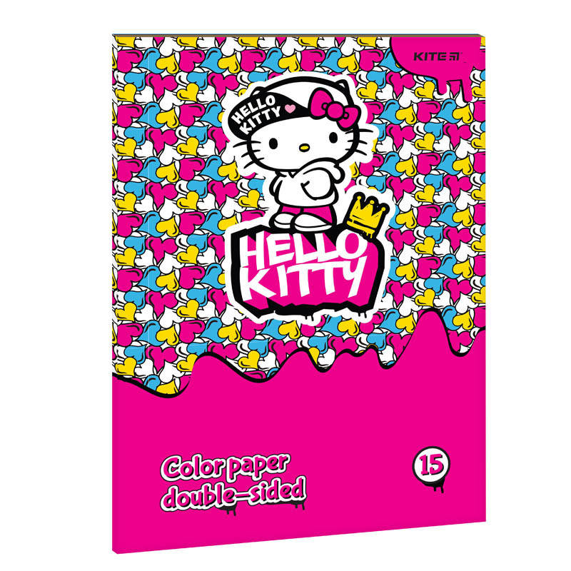 

Цветная бумага двусторонняя Kite Hello Kitty HK21-250