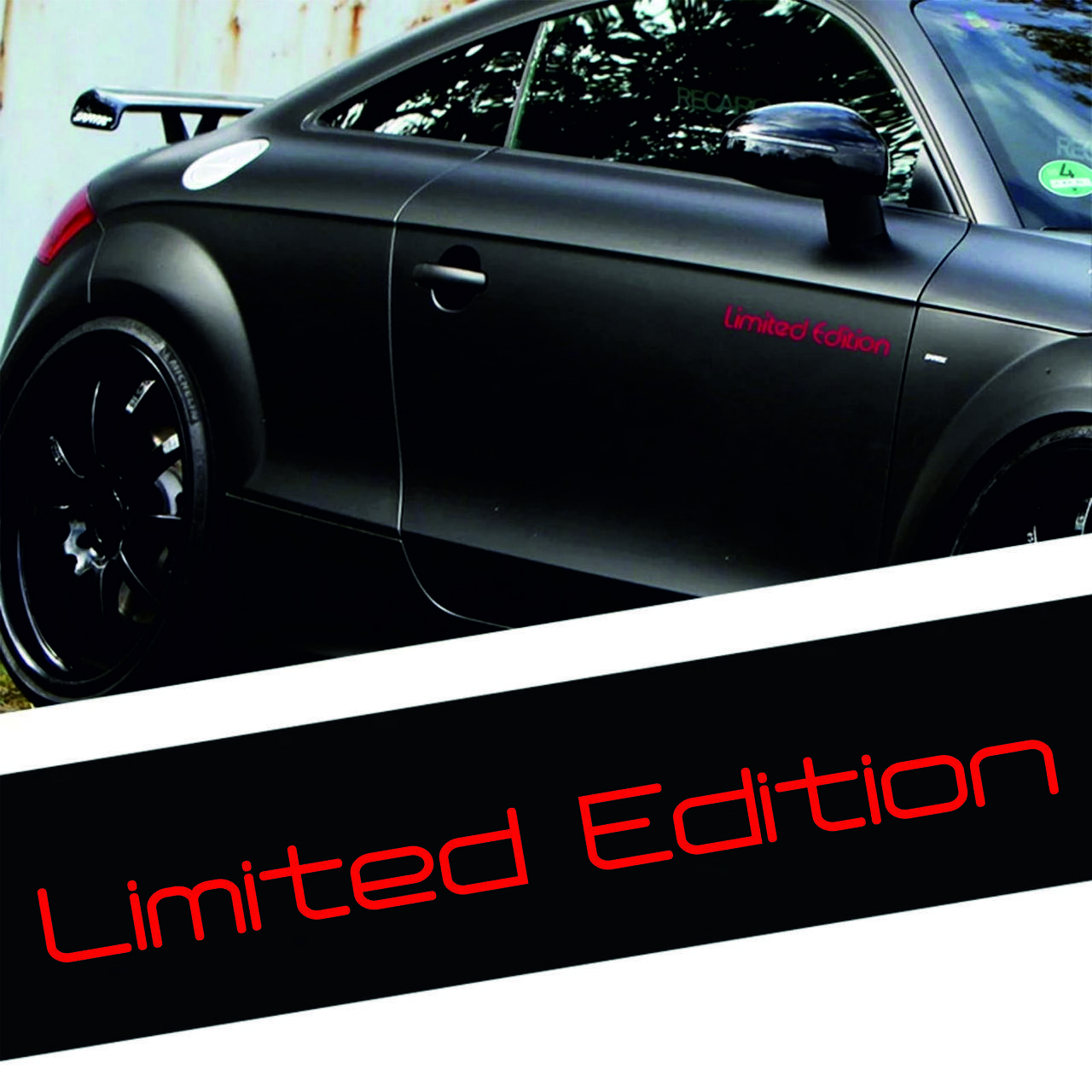 

Наклейки на автомобиль Limited Edition красная, Красный