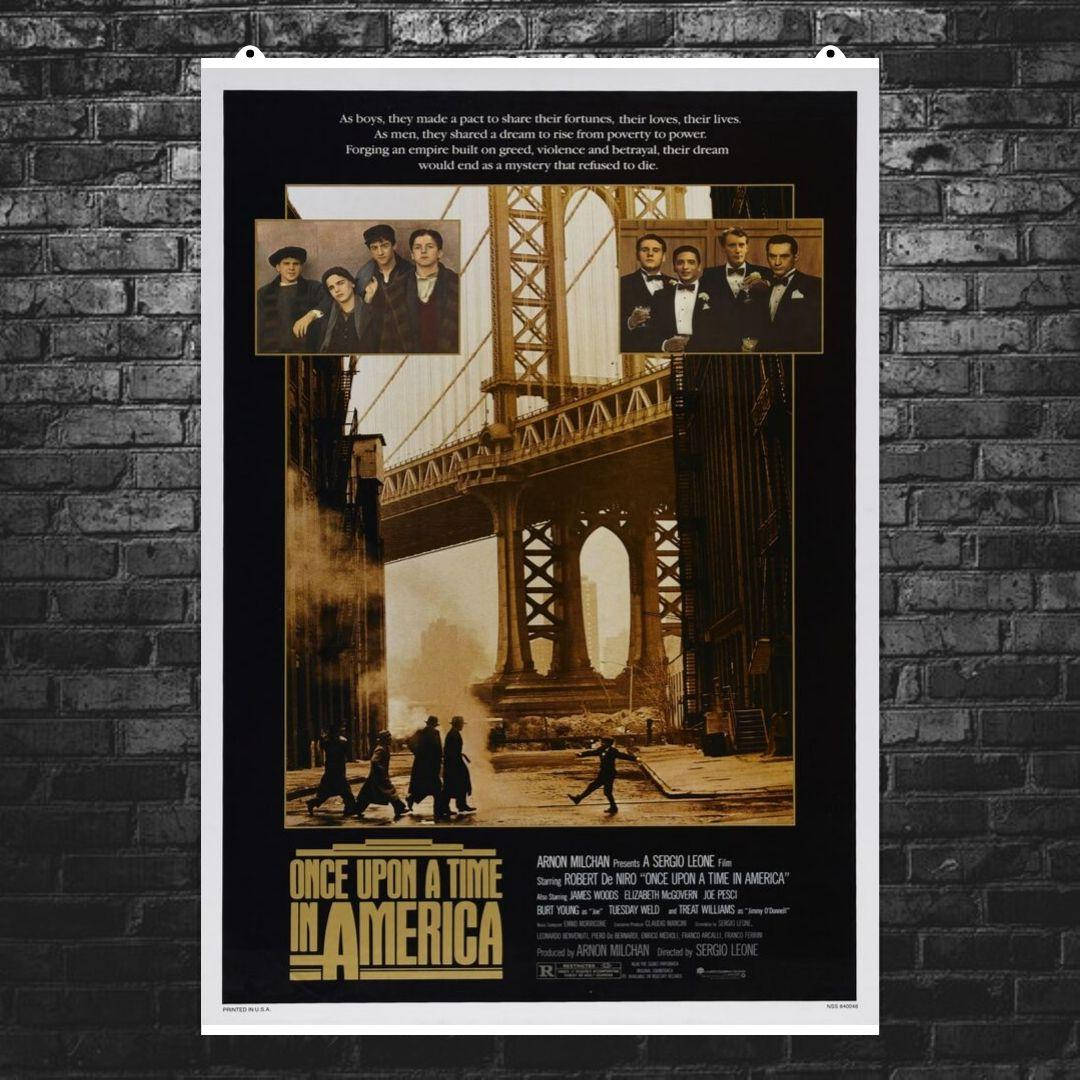

Постер "Однажды в Америке". Once Upon A Time In America, постер №1. Размер 60x90см (A1). Матовая бумага