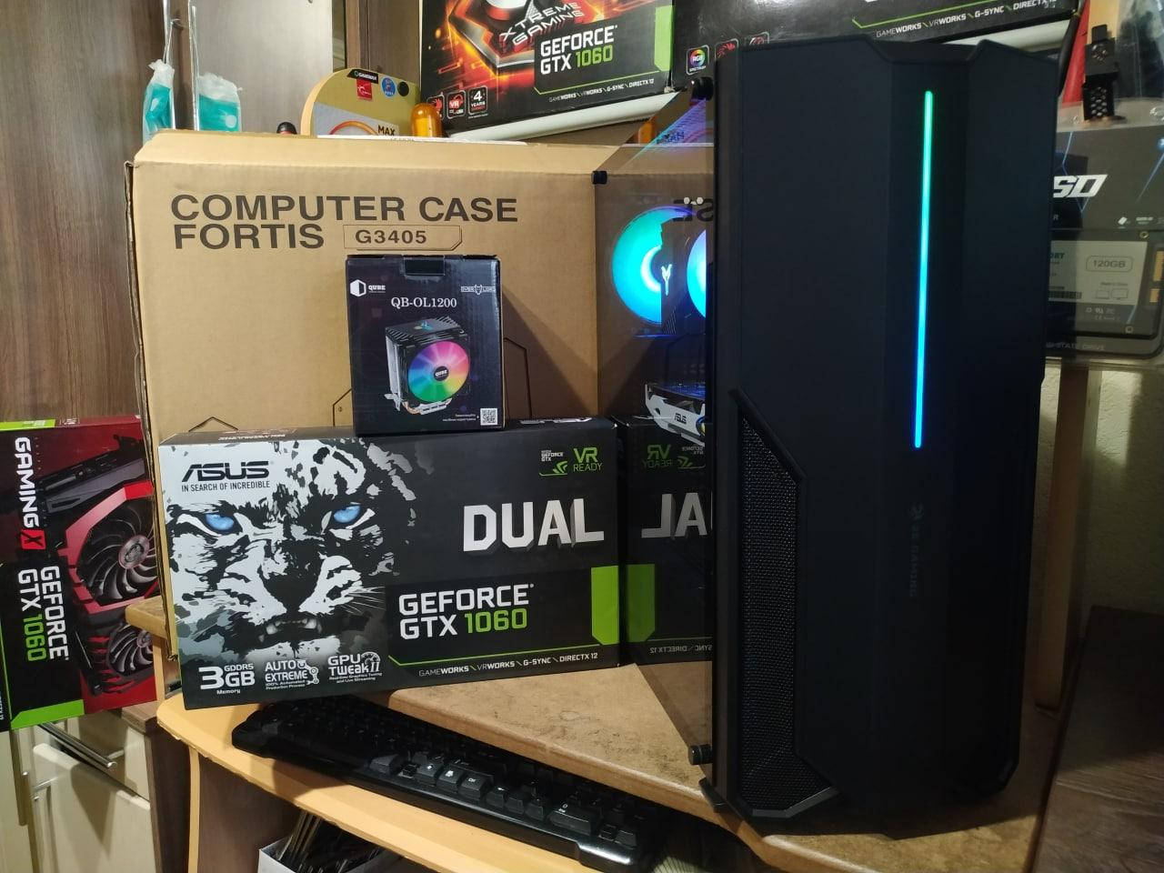 

Игровой компьютер Intel Core i7 2600 3.8GHZ, GTX 1060, 8GB, SSD 120, HDD 500GB