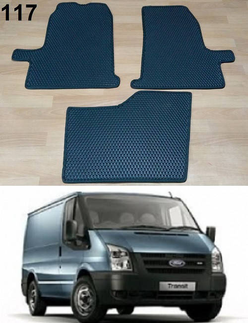 

Коврики ЕВА в салон Ford Transit '06-13, Черный