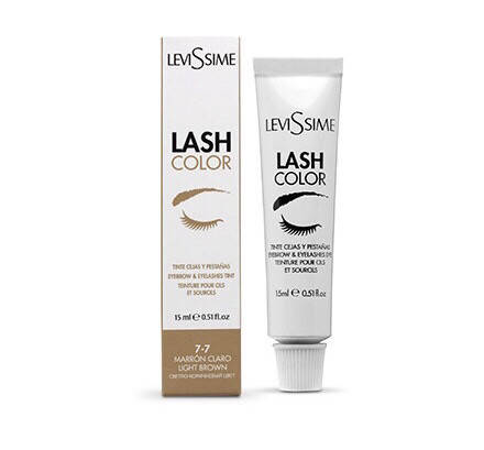 

LeviSsime Lash Color Light Brown - Краска для бровей и ресниц №7.7 светло-коричневый, 15 мл