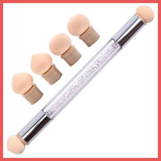 

Аэропуффинг для омбре и градиента Lpnails со сменными спонжами