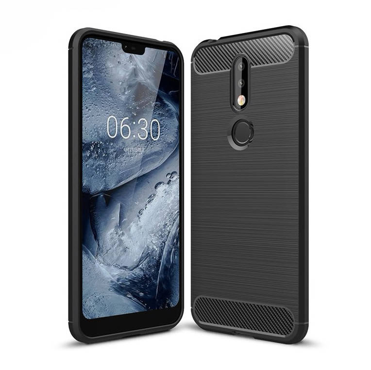 

Чехол силиконовый TPU на Nokia 7.1 черный