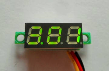 

Мини вольтметр 0.28" постоянного тока 0.01 --- 40.0V зеленый (оливковый).
