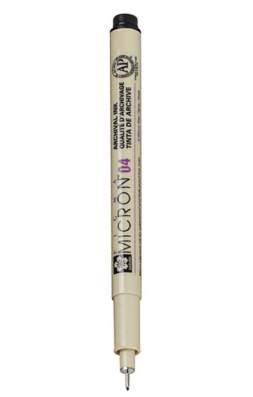 

Капиллярные ручки Sakura Pigma Micron 0,4 мм, Черный