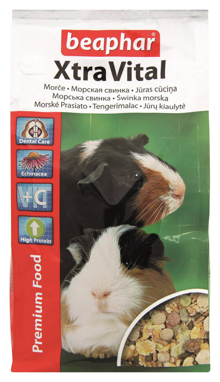 

Полноценный корм премиум класса для свинок Xtra Vital Guinea Pig, 1 кг. Beaphar