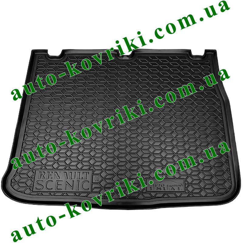 

Коврик багажника резиновый Renault Scenic II 2003-2009 (Avto-Gumm), Черный
