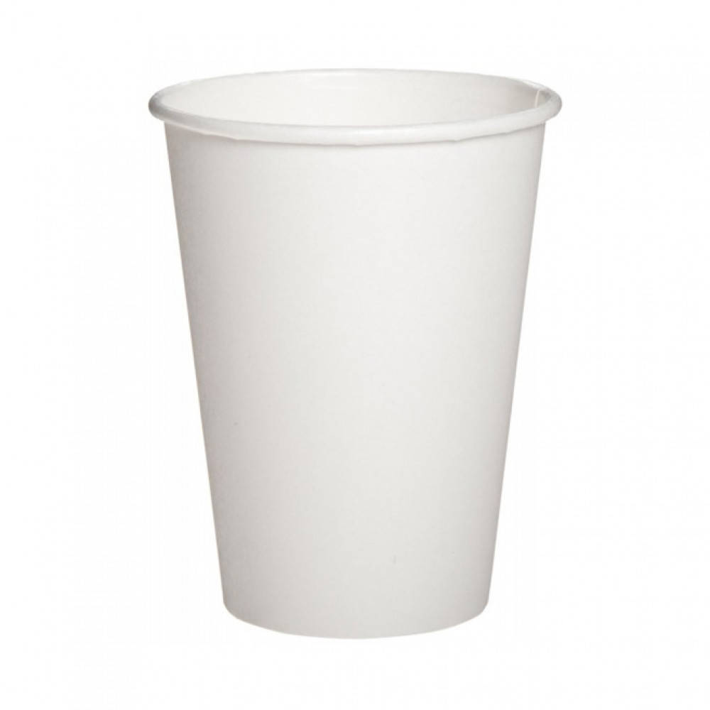 

Стакан бумажный белый, 340 мл, 50 шт/уп (d80)