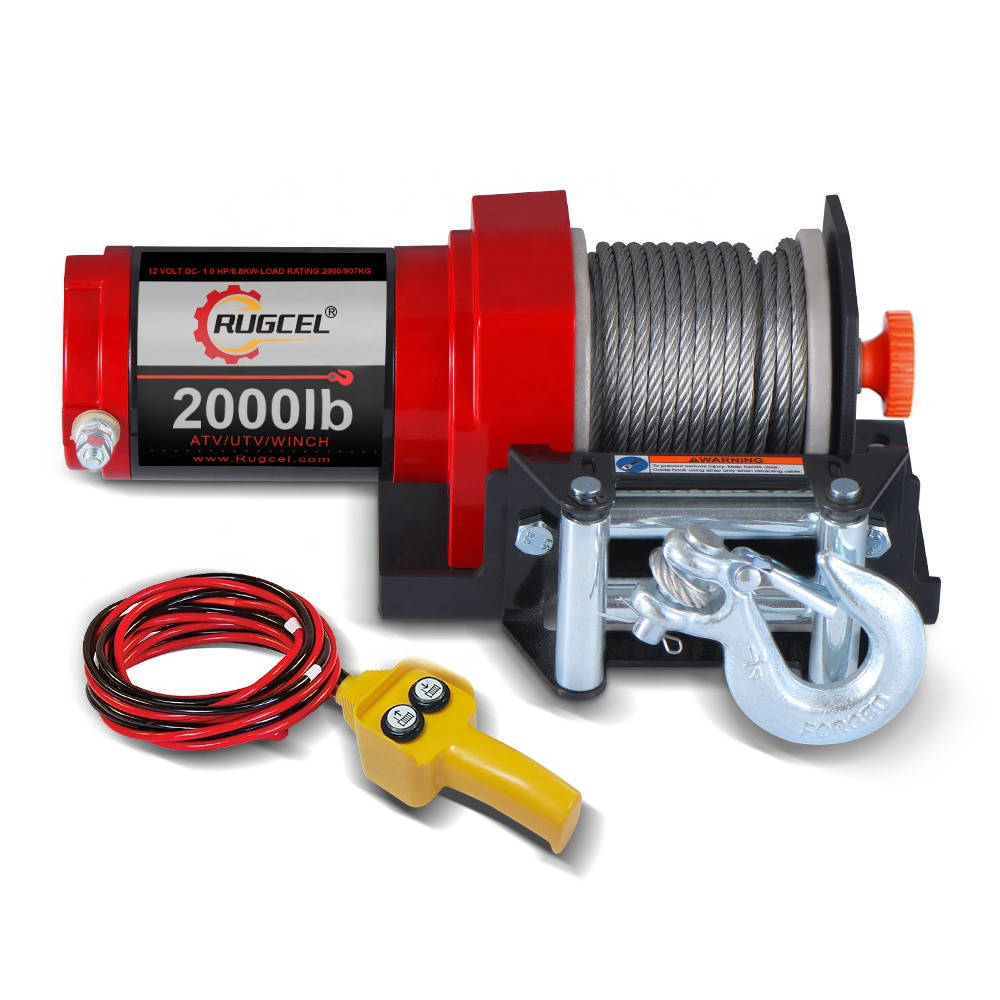 

Лебедка для квадроцикла Rugcel 2000 lbs / 12В