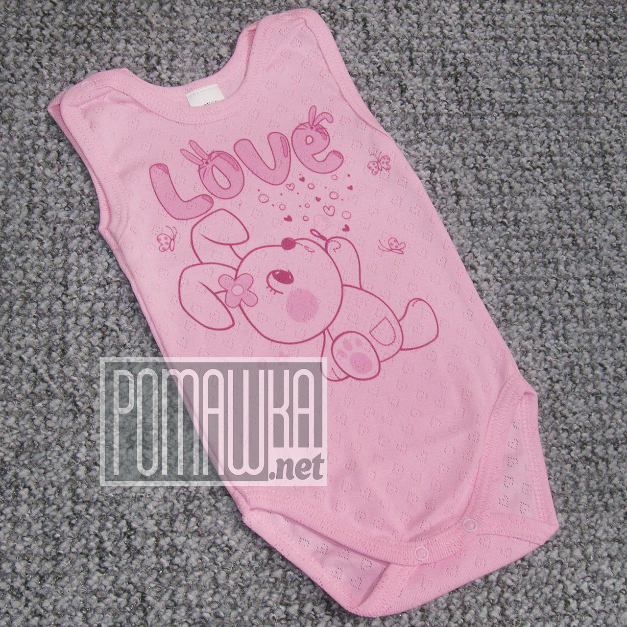 

68 3-5 месяцев боди майка детская для новорожденных детей девочек с дырочками на лето 4784 Розовый