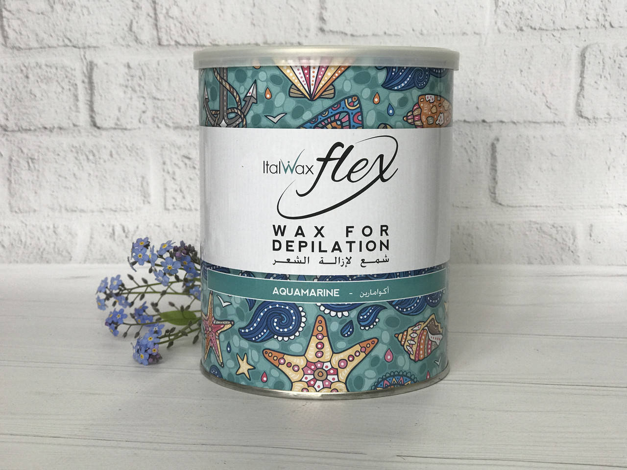 

Воск в банке Italwax Flex Аквамарин 800мл