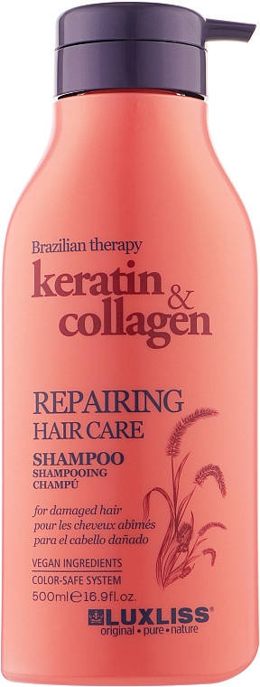 

Шампунь восстанавливающий для волос Luxliss Repairing Hair Care Shampoo