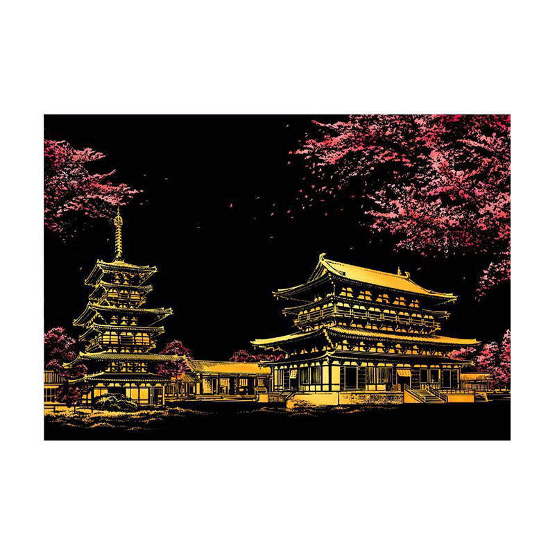 

Скретч-картина YUELU M1-А07Japan Япония рисование царапинами