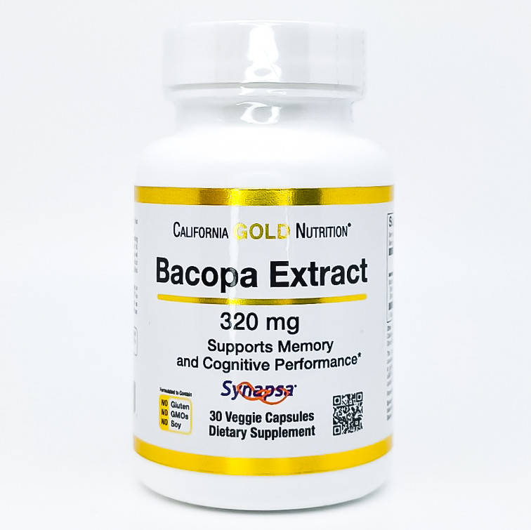 

Экстракт бакопы США! California Gold Nutrition Bacopa Extract 320 мг 30 кап.