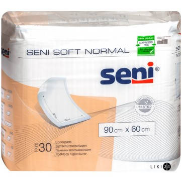 

Пеленки SENI Soft Normal 90x60 см. 30 шт.