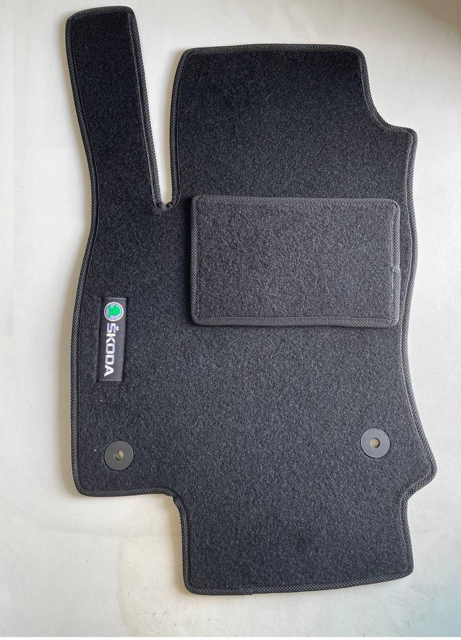 

Текстильные ( ворсовые ) коврики в салон Skoda Octavia A 7 2013-2020, Черный