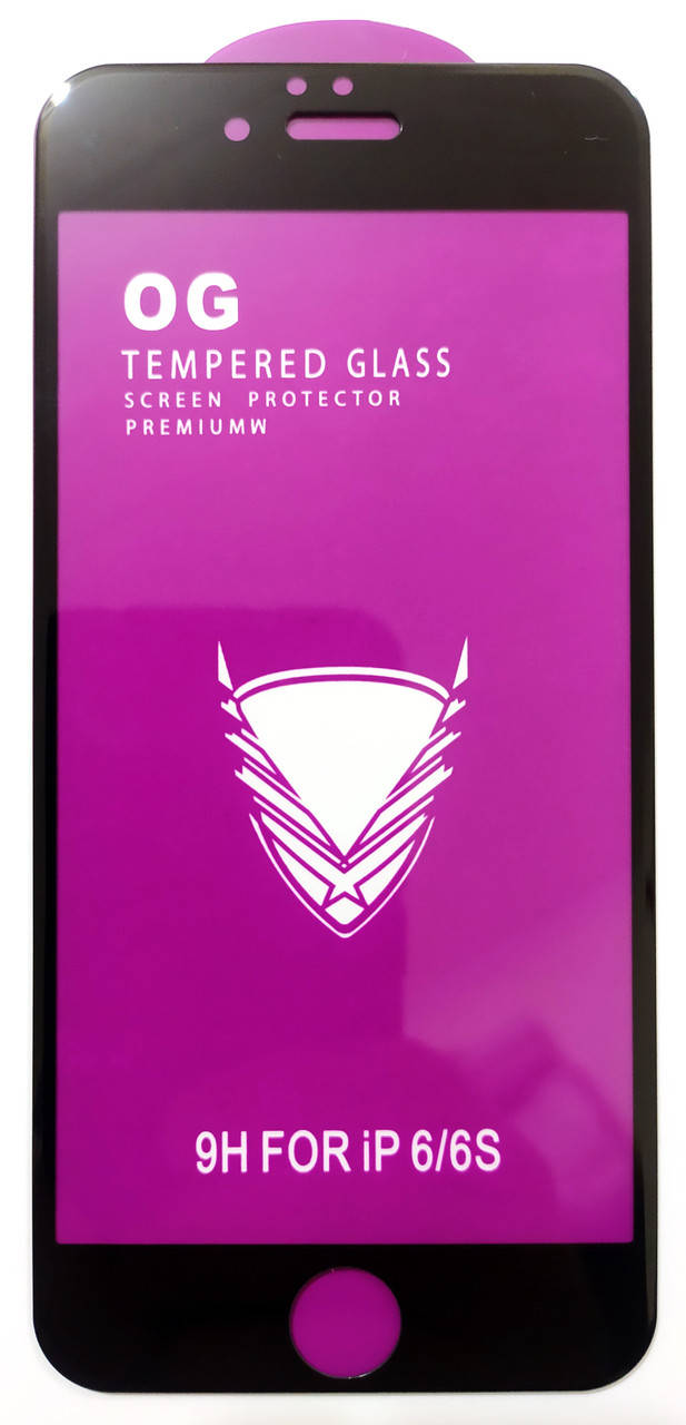 

Защитное стекло для iPhone 6 / 6s полная проклейка OG Gold Armor Full Glue