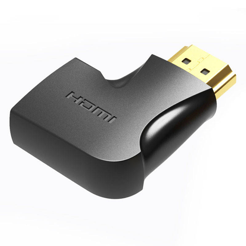 

Переходник HDMI Vention AIQB0 угловой (Правый, 270 градусов), Черный
