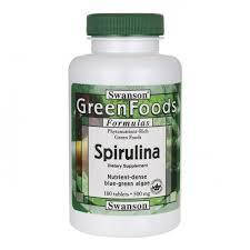 

Spirulina - водоросли спирулины, 500 мг, 180 таб.