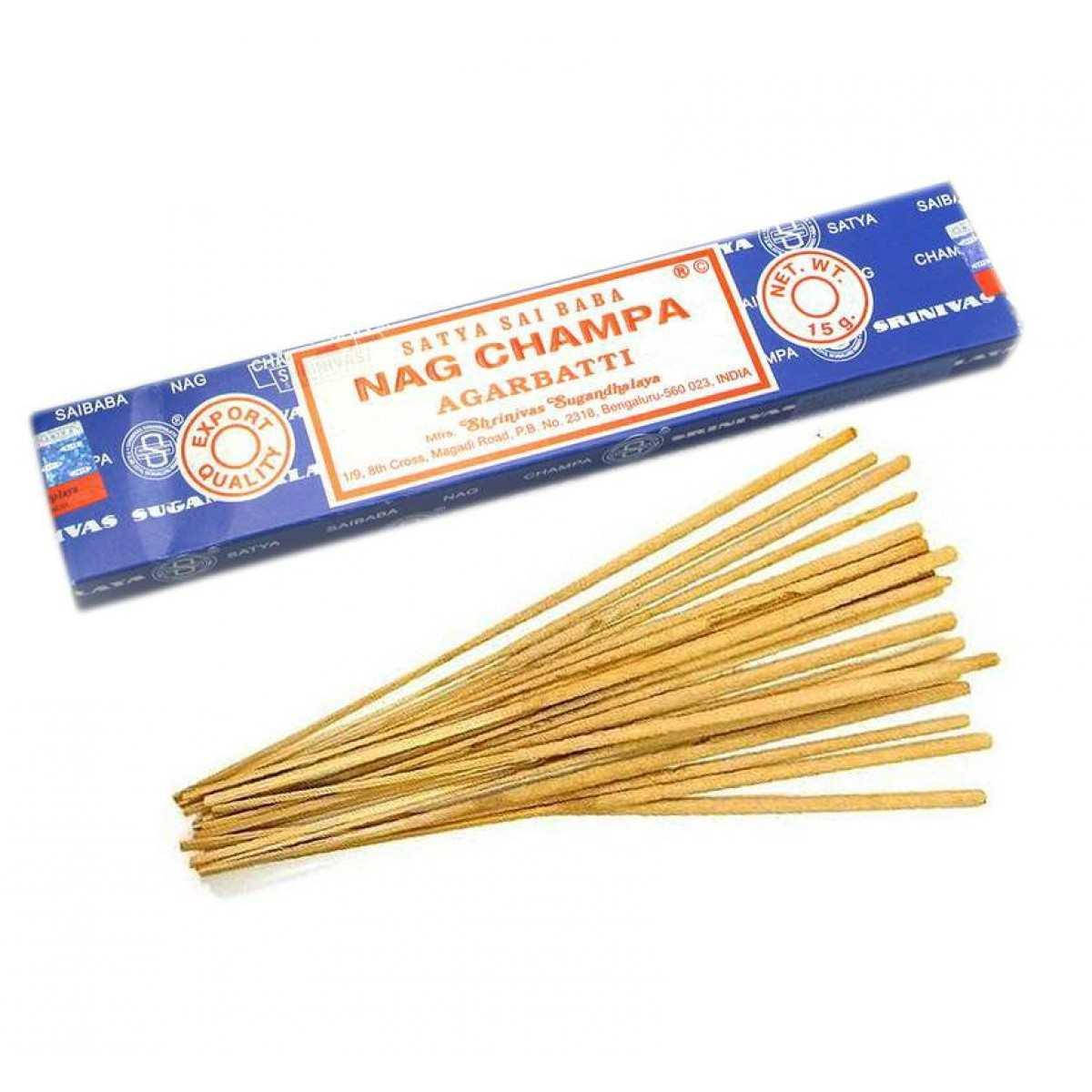 

Nag champa (Нагчампа)(15 gms) (12шт/уп)(Satya) пыльцовое благовоние