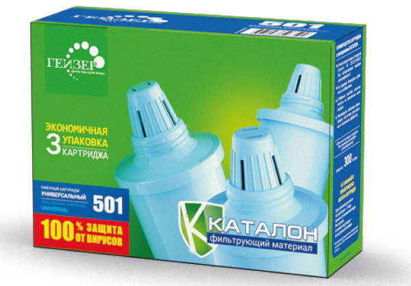 

Гейзер 501(3 шт) Комплект картриджей картриджей для фильтра кувшина