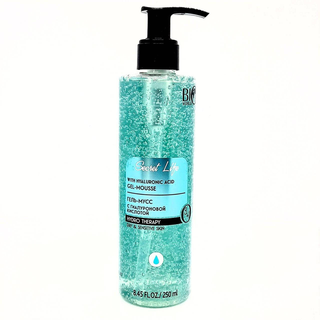 

Гель-мусс для умывания Bio World Secret Life Hydro Therapy Gel-Mousse Dry&Sensitive Skin (250 мл)