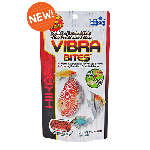 

Корм для рыбок в виде червя Hikari Tropical Vibra Bites