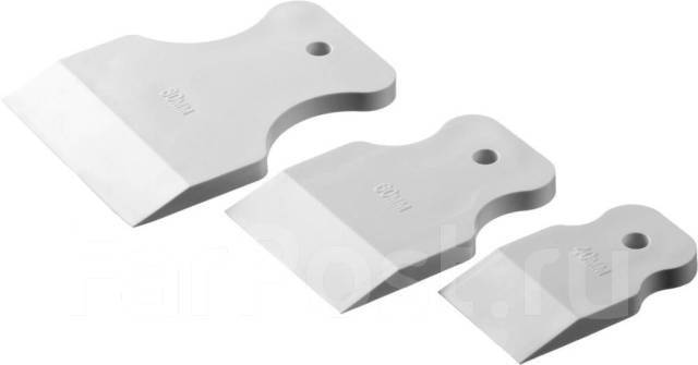 

Набор резиновых шпателей - белые (мягкие) многоразовые