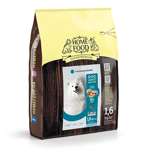 

Home Food Сухий корм для дорослих собак «Форель з рисом» DOG ADULT MEDIUM Гіпоалергенний 1,6кг