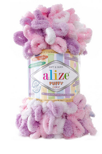 

Пряжа Puffy Color Alize-6051
