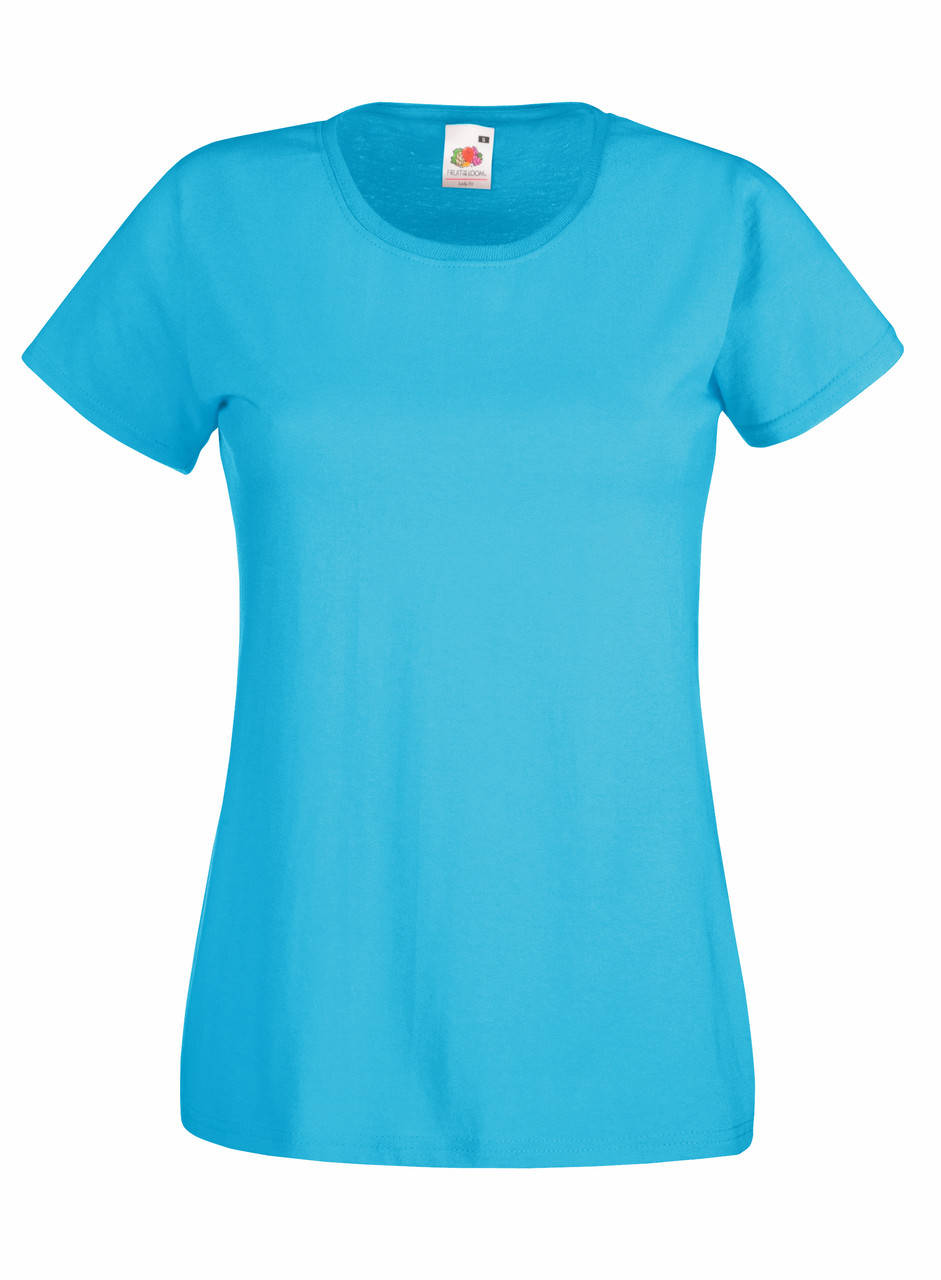 

Женская футболка Fruit of the Loom Valueweight T Lady-Fit Ультрамарин, XXL