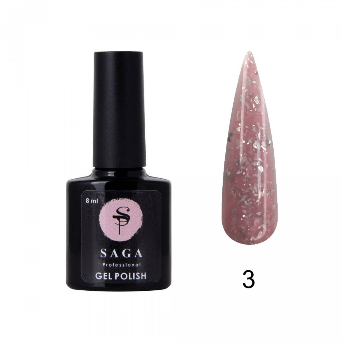 

База с поталью Saga Professional Leaf Base №3, 8мл