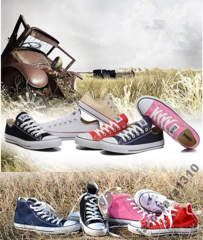 

Кеды Converse много цветов высокие низкие модели, Белый