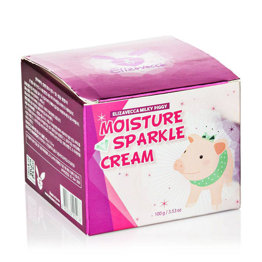 

Крем увлажняющий с эффектом сияния Elizavecca Face Care Milky Piggy Moisture Sparkle Cream, 100 мл