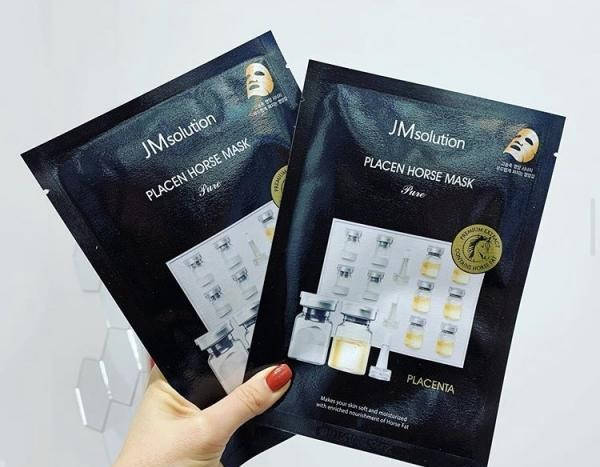 

Антивозрастная плацентарная тканевая маска JM Solution Placen Horse Mask 35мл