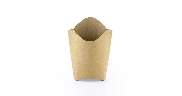 

Коробка бумажная для фри Midi 16*11*5,0 Kraft/крафт