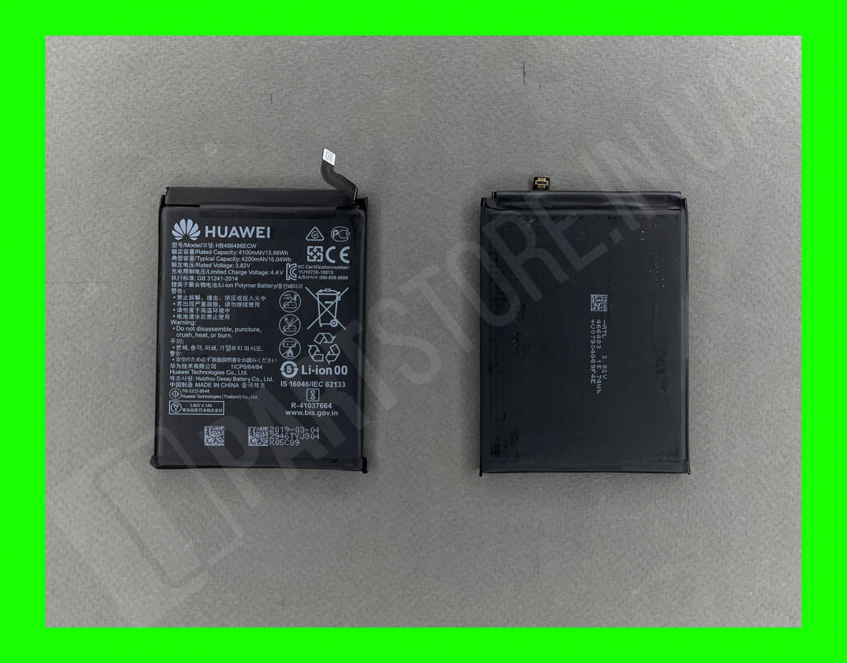 

Аккумулятор Huawei P30 Pro | Mate 20 Pro (HB486486ECW) сервисный оригинал