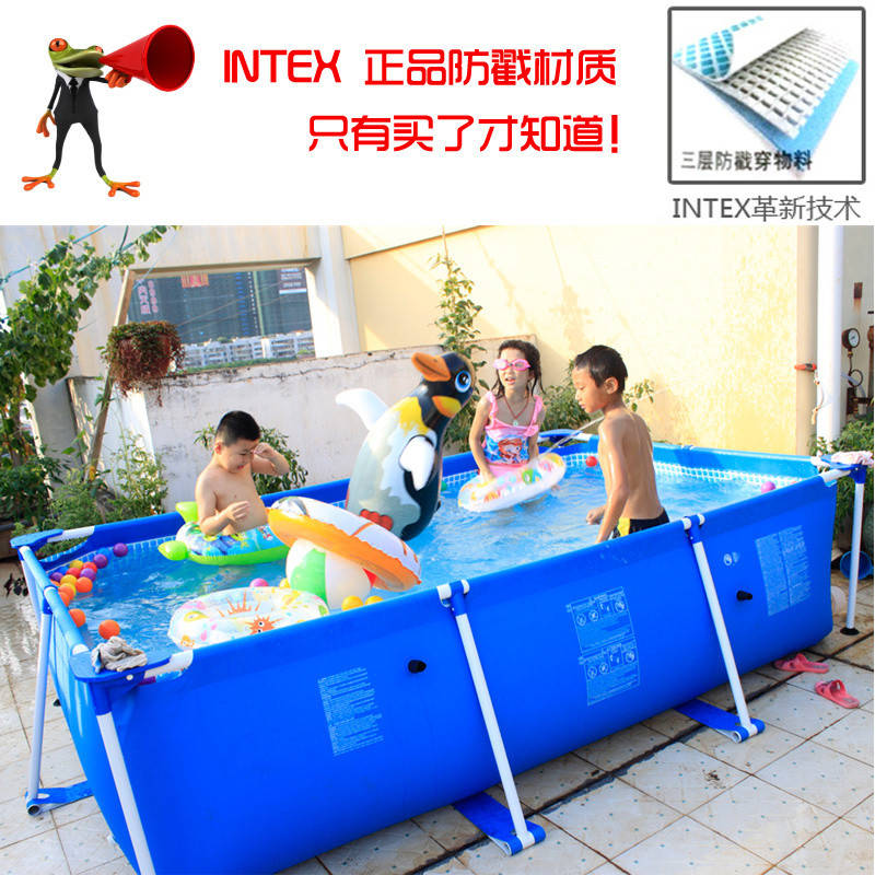 

Intex 28270, каркасный бассейн Rectangular Frame Pool 220 х 150 х 60 см