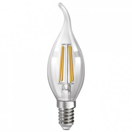 

Филаментная лампа свеча на ветру Led Neomax C37 4W E14 3000К свеча на ветру