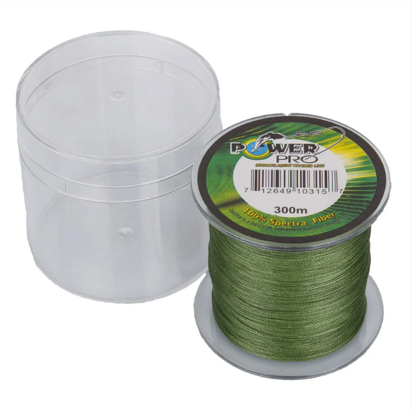 

Шнур рыболовный Power Pro 300m 0.16 - 0.35 mm, Темно-зеленый