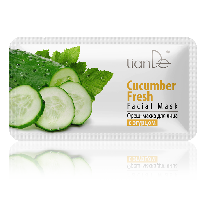 

Фреш-маска для лица с огурцом Тианде