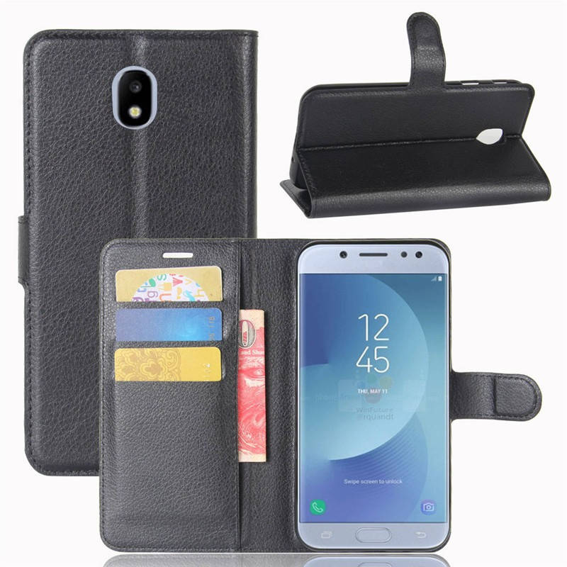 

Чехол-книжка Litchie Wallet для Samsung J530 Galaxy J5 2017 Черный