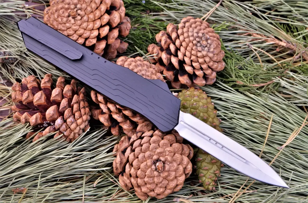 

Нож выкидной фронтальный Microtech Cypher, выкидной механизм прямого выброса - china