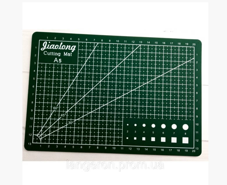 

Коврик для резки кожи с разметкой мат самовосстанавливающийся формат А5