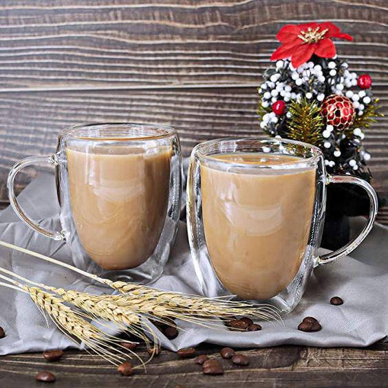 

Чашки с двойным дном, 350мл для кофе и чая 1шт