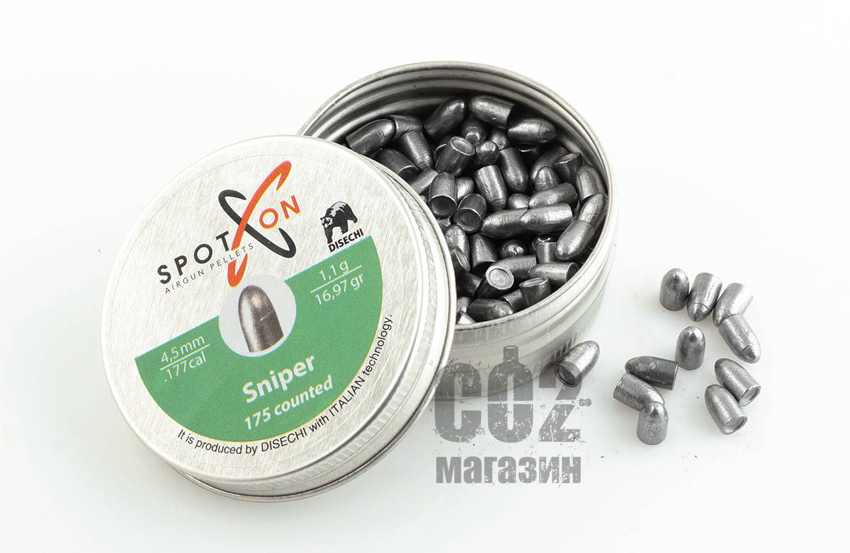 

Пуля Spoton Sniper (1.1г, 175шт)